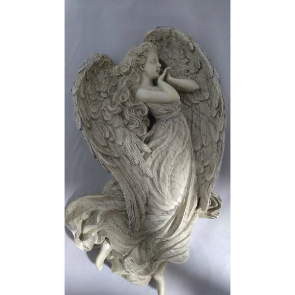 Glittered Wings Wall Decor- Elegant Spiritual Home Accent: Heavenly Home - Picture 7 of 10